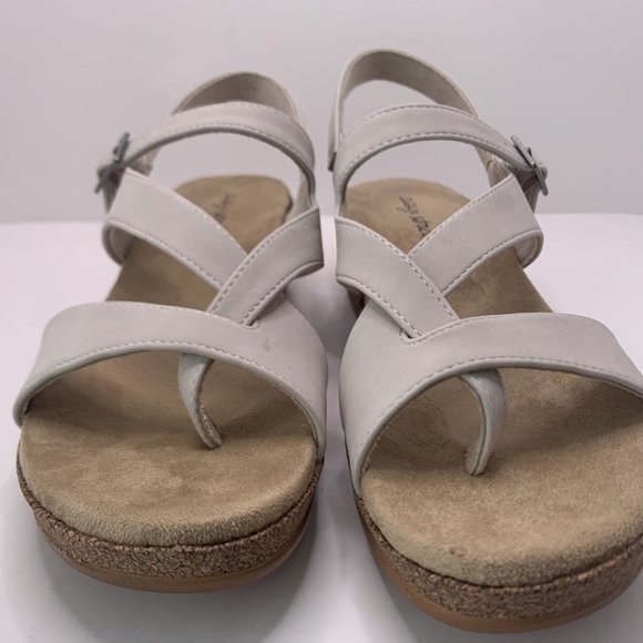 Easy Street Women's Wedge Sandal brown size 8 summ - Picture 5 of 5